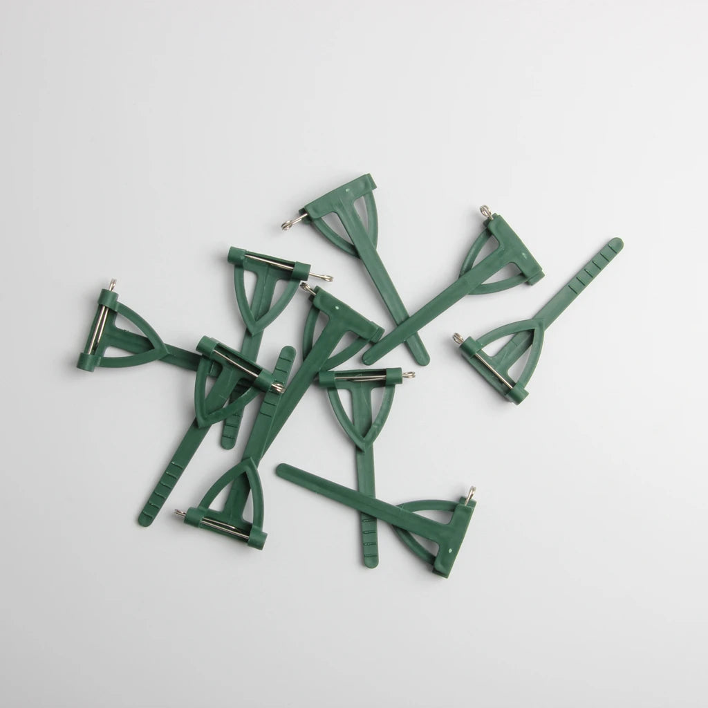 Pack of 50 Plastic Wedding Corsage Clip Pins for Buttonhole Flowers DIY Craft