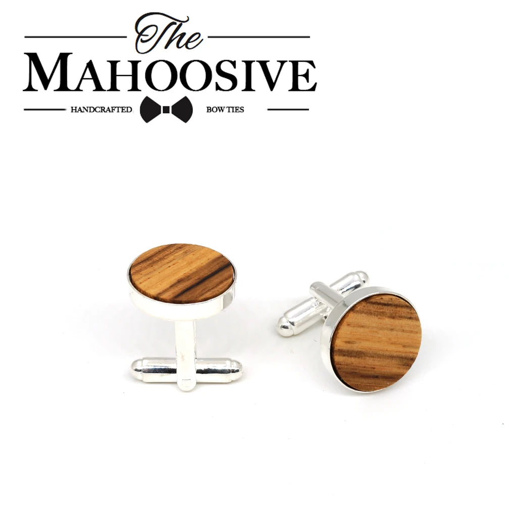 MAHOOSIVE Wooden Luxury shirt cufflinks for mens cuff button de manchette cuff links abotoaduras Jewelry Men accessories