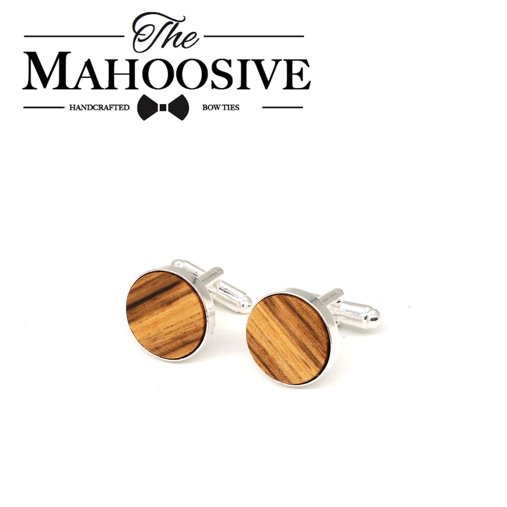 MAHOOSIVE Wooden Luxury shirt cufflinks for mens cuff button de manchette cuff links abotoaduras Jewelry Men accessories
