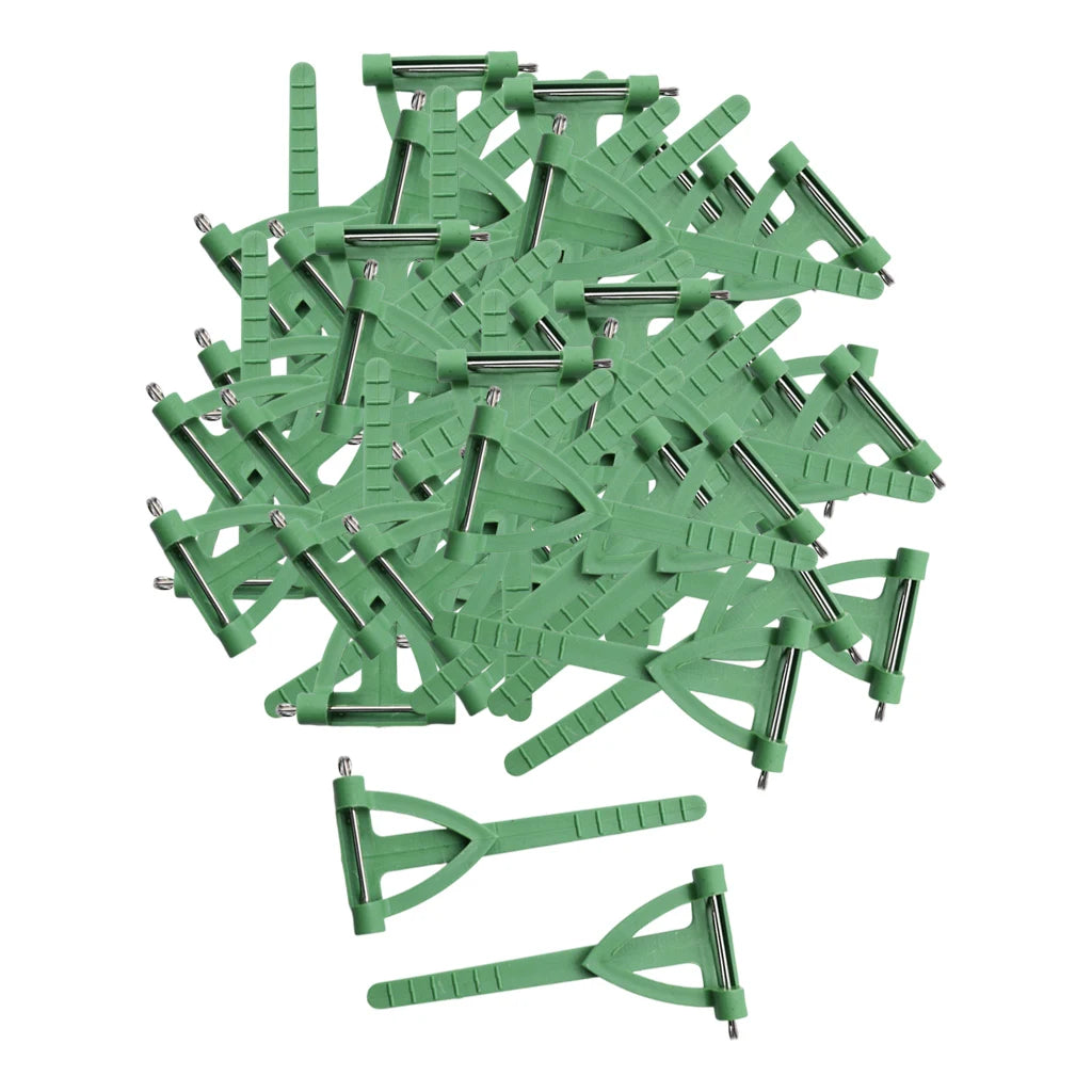 Pack of 50 Plastic Wedding Corsage Clip Pins for Buttonhole Flowers DIY Craft