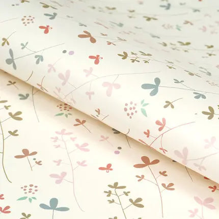 Vintage Wrapping Papers Gift Wrapper 75cm x 49cm Flower Background Paper Scrapbooking Material