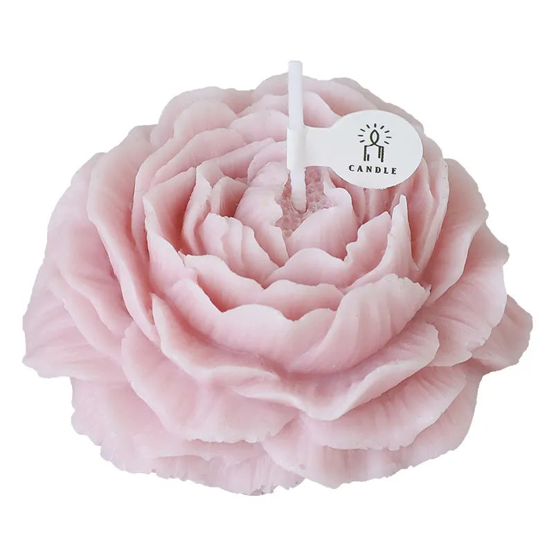 Aromatherapy with Hand Gifts Peony Shaped Candles Romantic Decorations for Valentine's Day Flowers Aromatherapy Home Decor
