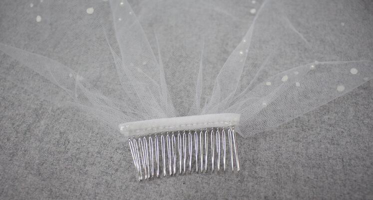 CC Jewelry Veil With Comb Brides Wedding Hair Accessories For Women