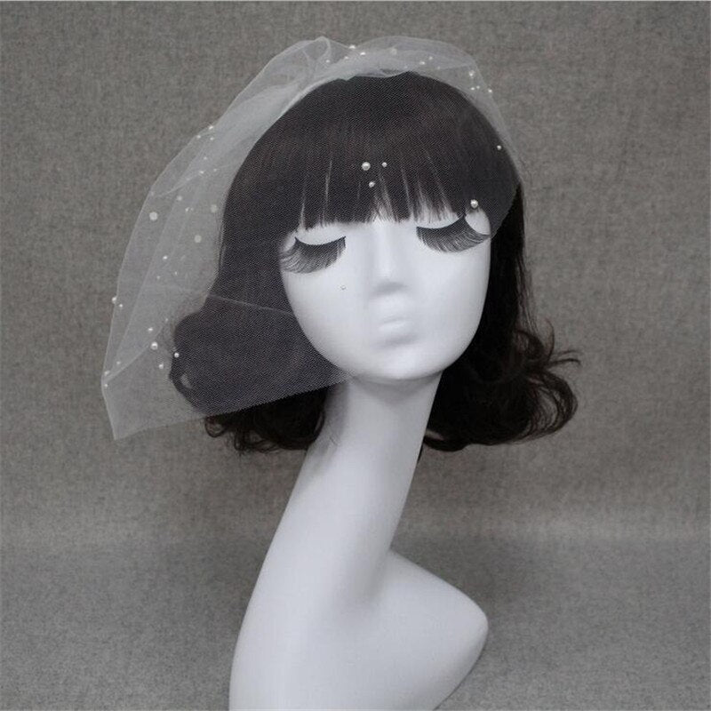 CC Jewelry Veil With Comb Brides Wedding Hair Accessories For Women