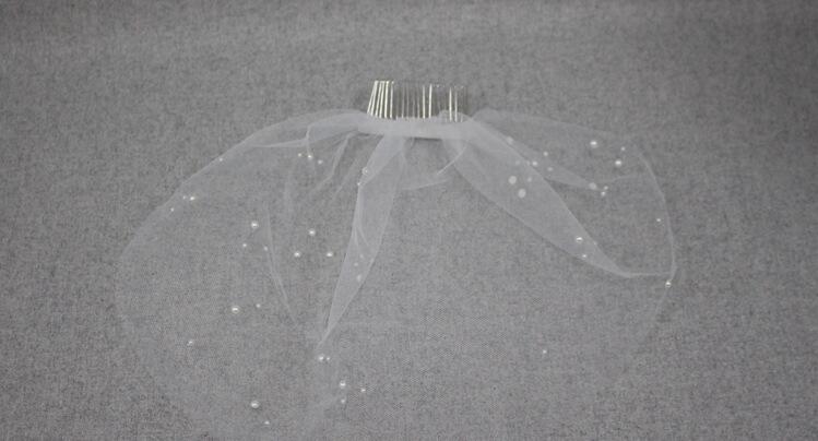 CC Jewelry Veil With Comb Brides Wedding Hair Accessories For Women