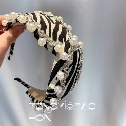 Rhinestone Knot Headband Women | Headband Preal Crystal Knot | Hair