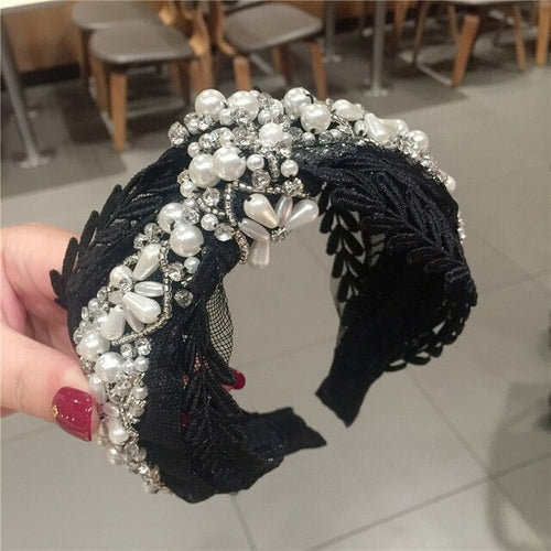 Rhinestone Knot Headband Women | Headband Preal Crystal Knot | Hair
