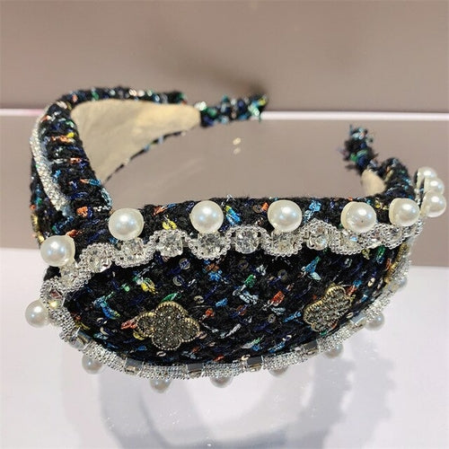 Rhinestone Knot Headband Women | Headband Preal Crystal Knot | Hair