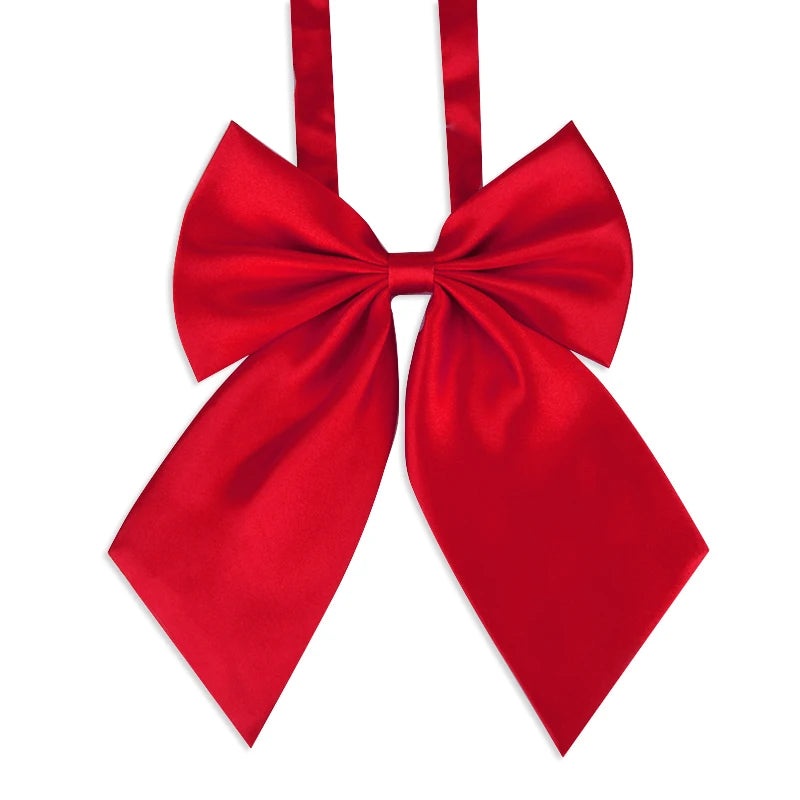 1Piece Women Tie Red Butterfly Women's Bow Tie Black Knot Female Girl Student Hotel Clerk Waitress Neck Wear Ribbon Ties green