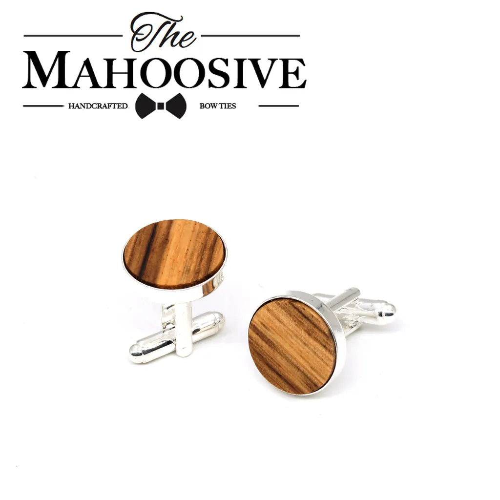 MAHOOSIVE Wooden Luxury shirt cufflinks for mens cuff button de manchette cuff links abotoaduras Jewelry Men accessories