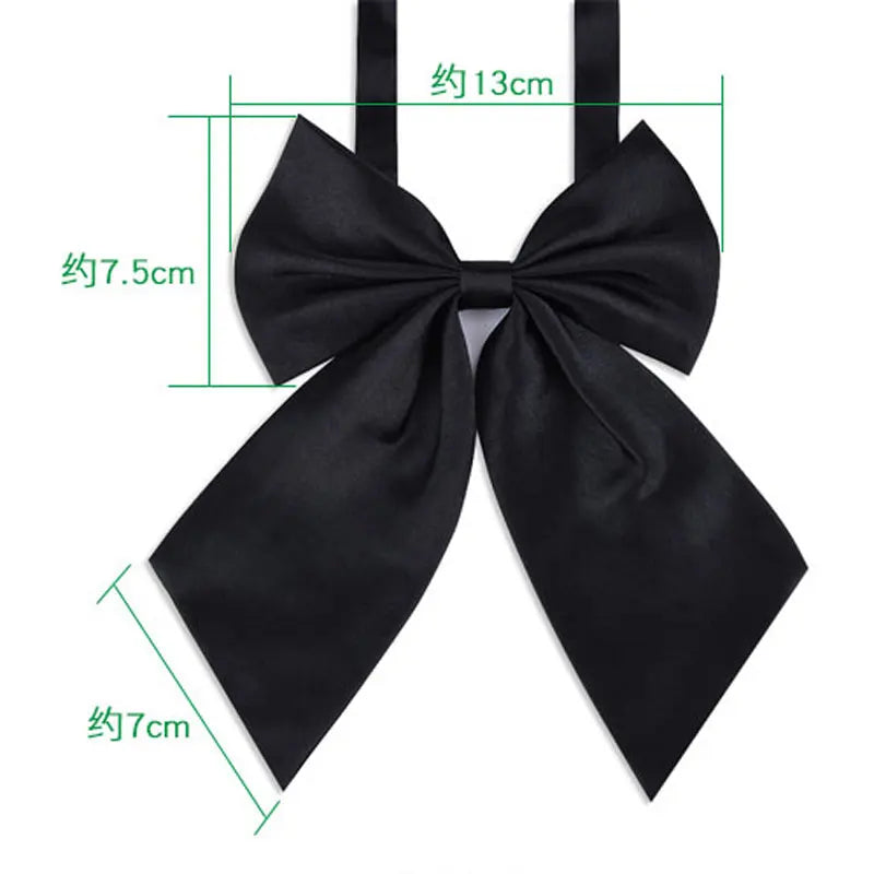 1Piece Women Tie Red Butterfly Women's Bow Tie Black Knot Female Girl Student Hotel Clerk Waitress Neck Wear Ribbon Ties green