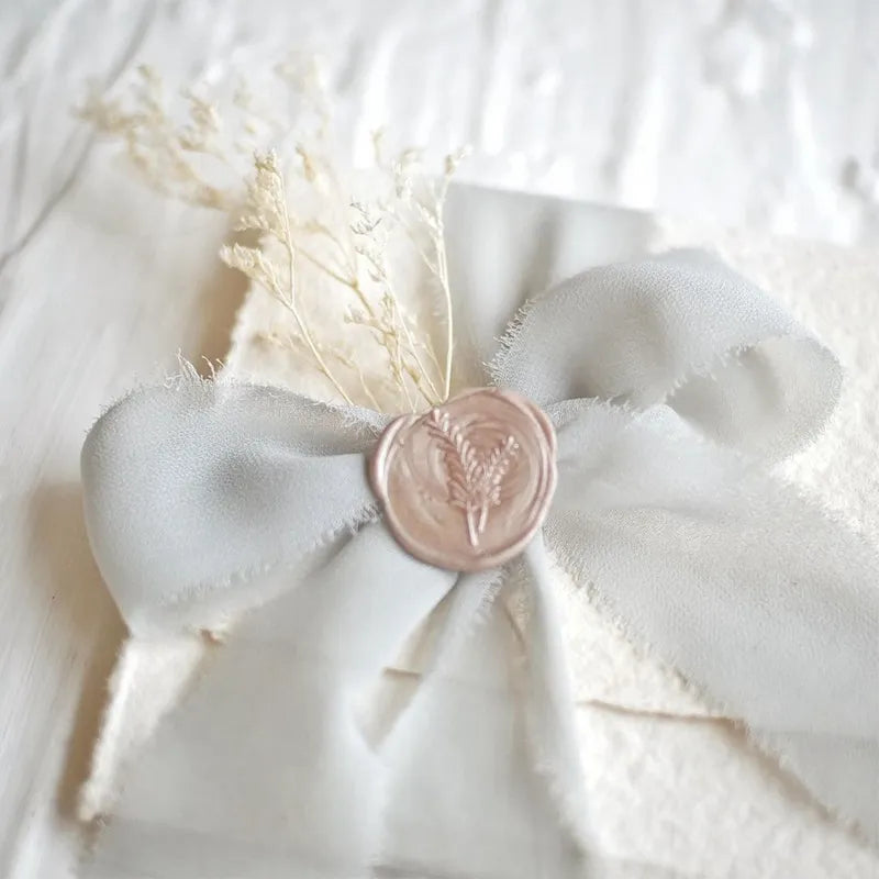 4CM*5M Handmade Frayed Edged Satin Chiffon Silk Ribbon For Wedding Invitation Wrapping Bouquets Birthday Party Decorations Gifts