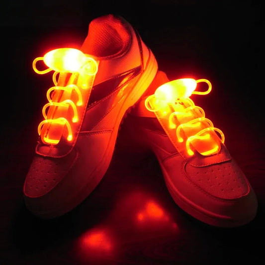 1Pcs Multi-Color Neon LED light Shoe laces Shoes Strap Glow Stick luminous Shoelace Accessories Party Supplies