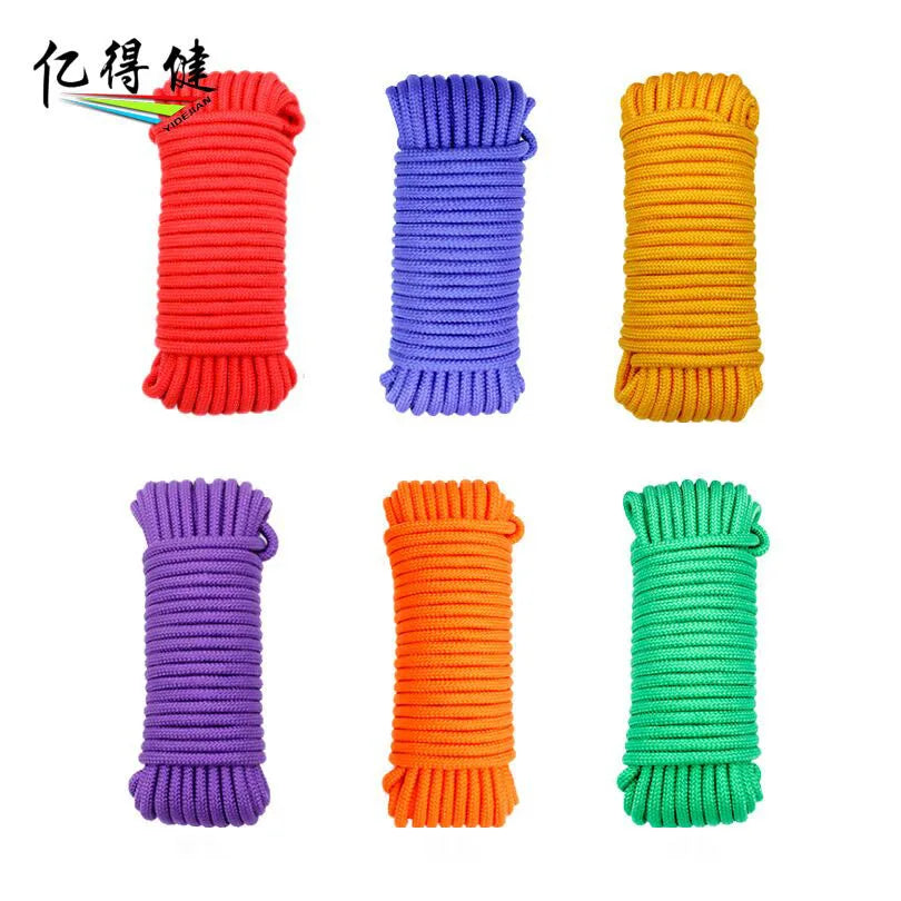 3M Gymnastics Arts Rope Jumping Rope Exercise Fitness Rainbow Color Sports Training Rope Rhythmic Gymnastics Rope Competition