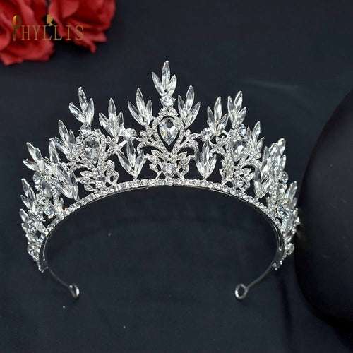 A195 Baroque Wedding Headband Crystal Bridal Crowns And Tiaras Hair