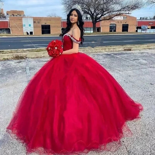 Angelsbridep Sparkly Crystal Quinceanera Dresses 15 Year Old Girl