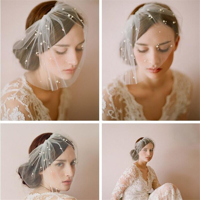 CC Jewelry Veil With Comb Brides Wedding Hair Accessories For Women