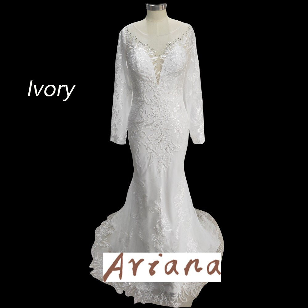 Detachable Train Wedding Dress | Weddings Events Decoration - V-neck
