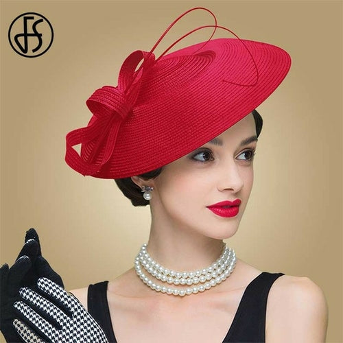 Fs Fascinators Black White Weddings Pillbox Hat For Women Straw Fedora