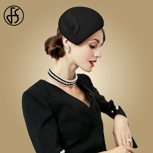 Elegant Women Church Hats Fascinator | Wedding Vintage Hats Women -