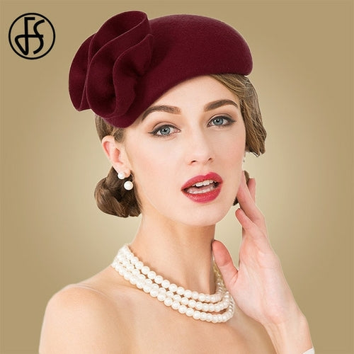 Elegant Women Church Hats Fascinator | Wedding Vintage Hats Women -