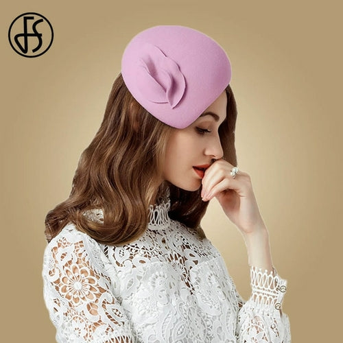 Elegant Women Church Hats Fascinator | Wedding Vintage Hats Women -