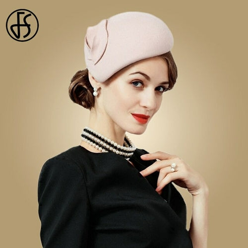 Elegant Women Church Hats Fascinator | Wedding Vintage Hats Women -