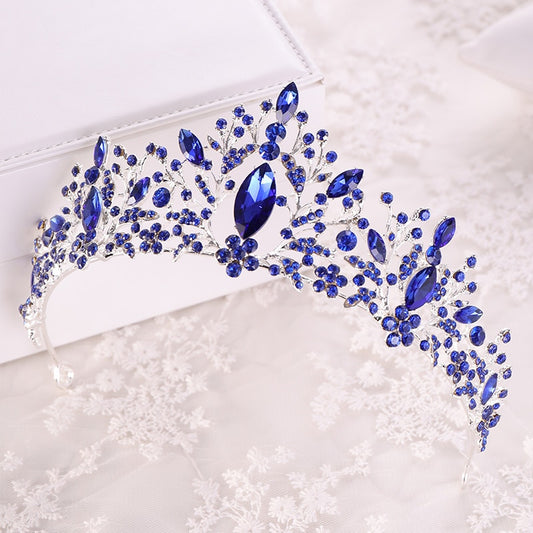 Tiaras Headdresses Brides Blue | Blue Wedding Hair Accessory - New