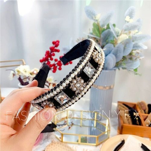 Rhinestone Knot Headband Women | Headband Preal Crystal Knot | Hair