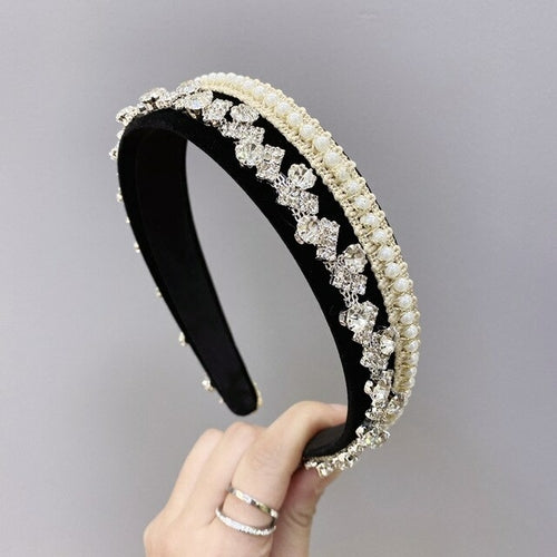 Rhinestone Knot Headband Women | Headband Preal Crystal Knot | Hair