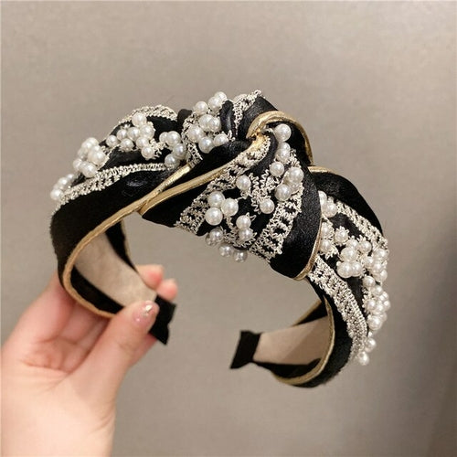 Rhinestone Knot Headband Women | Headband Preal Crystal Knot | Hair