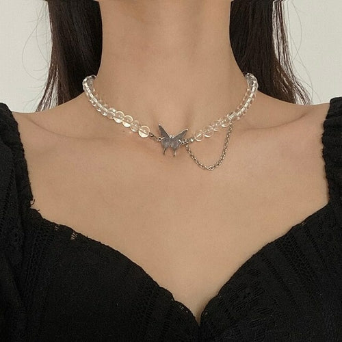 Korean Fashion Sweet Pearl Choker Necklace | Pearl Necklaces Women
